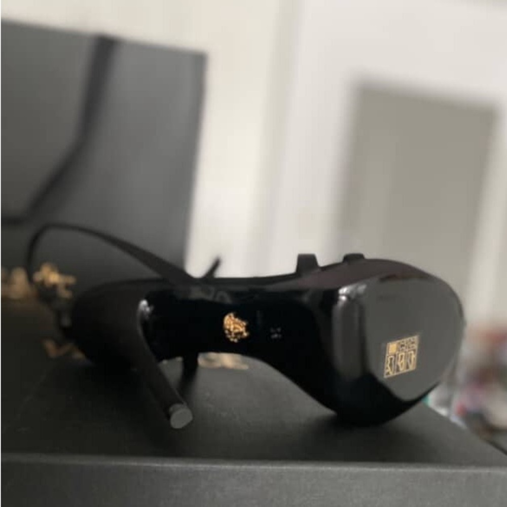 Versace Black and Gold Women's Sandals